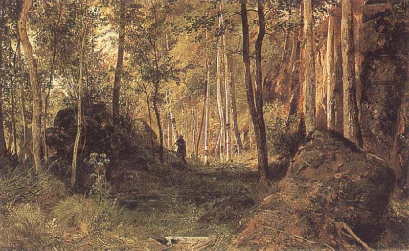 Ivan Shishkin Landscape with a Hunter Spain oil painting art